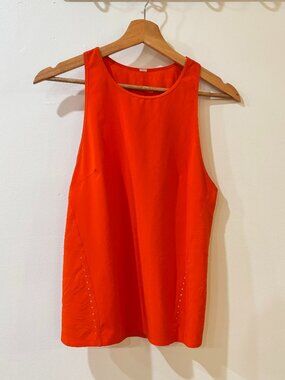 Lululemon Sculpt Tank Solar Orange Jacquard